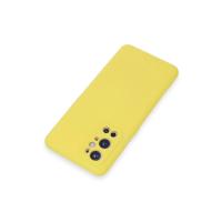 Newface One Plus 9 Pro Kılıf Nano içi Kadife Silikon - Sarı
