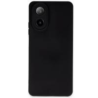 Newface Oppo A38 Kılıf Nano içi Kadife Silikon - Siyah