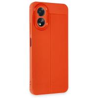 Newface Oppo A38 Kılıf Auto Focus Kapak - Kırmızı