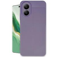 Newface Oppo A38 Kılıf Auto Focus Kapak - Lila