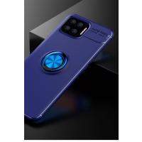 Newface Oppo A73 Kılıf Range Yüzüklü Silikon - Mavi
