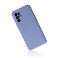 Newface Oppo Reno 6 Kılıf Nano içi Kadife Silikon - Lila