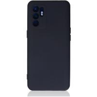 Newface Oppo Reno 6 Kılıf Nano içi Kadife Silikon - Lacivert