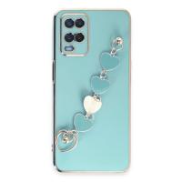 Newface Oppo A54 4G Kılıf Esila Silikon - Su Yeşili