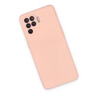 Newface Oppo Reno 5 Lite Kılıf Nano içi Kadife Silikon - Pudra