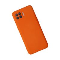 Newface Oppo Reno 4 Lite Kılıf Nano içi Kadife Silikon - Turuncu