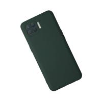 Newface Oppo Reno 4 Lite Kılıf Nano içi Kadife Silikon - Koyu Yeşil