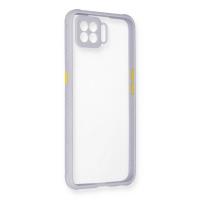 Newface Oppo A73 Kılıf Miami Şeffaf Silikon - Lila