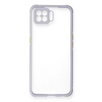 Newface Oppo A73 Kılıf Miami Şeffaf Silikon - Lila