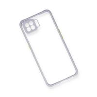 Newface Oppo A73 Kılıf Miami Şeffaf Silikon - Lila