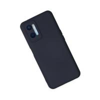 Newface Oppo A96 Kılıf Nano içi Kadife Silikon - Lacivert