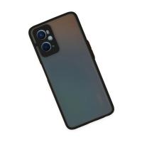 Newface Oppo A96 Kılıf Montreal Silikon Kapak - Siyah