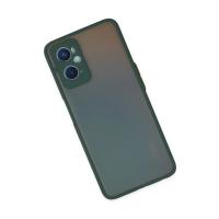 Newface Oppo A96 Kılıf Montreal Silikon Kapak - Yeşil