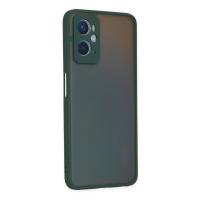 Newface Oppo A96 Kılıf Montreal Silikon Kapak - Yeşil