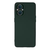 Newface Oppo Reno 7 Lite Kılıf Lansman Glass Kapak - Koyu Yeşil