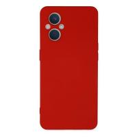 Newface Oppo Reno 7 Lite Kılıf Nano içi Kadife Silikon - Kırmızı
