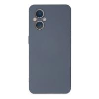 Newface Oppo Reno 7 Lite Kılıf Nano içi Kadife Silikon - Gri