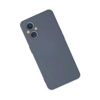 Newface Oppo Reno 7 Lite Kılıf Nano içi Kadife Silikon - Gri