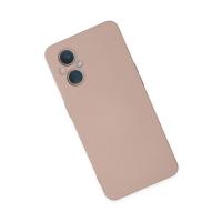 Newface Oppo Reno 7 Lite Kılıf Nano içi Kadife Silikon - Pudra