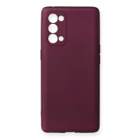 Newface Oppo Reno 5 Pro Kılıf First Silikon - Mürdüm