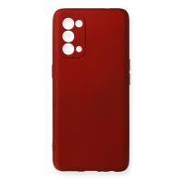 Newface Oppo Reno 5 Pro Kılıf First Silikon - Bordo