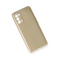 Newface Oppo Reno 5 Pro Kılıf First Silikon - Gold