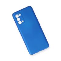 Newface Oppo Reno 5 Kılıf First Silikon - Mavi