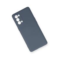 Newface Oppo Reno 5 Pro Kılıf Nano içi Kadife Silikon - Gri