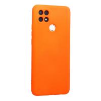 Newface Oppo A15 Kılıf Nano içi Kadife Silikon - Turuncu