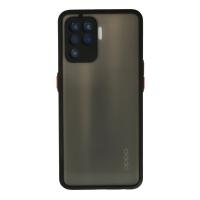 Newface Oppo Reno 5 Lite Kılıf Montreal Silikon Kapak - Siyah
