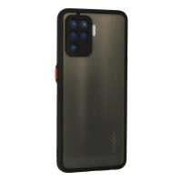 Newface Oppo Reno 5 Lite Kılıf Montreal Silikon Kapak - Siyah