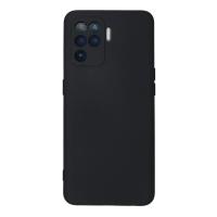 Newface Oppo Reno 5 Lite Kılıf Nano içi Kadife Silikon - Lacivert