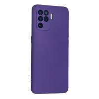 Newface Oppo Reno 5 Lite Kılıf Nano içi Kadife Silikon - Mor
