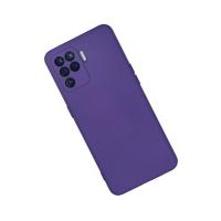 Newface Oppo Reno 5 Lite Kılıf Nano içi Kadife Silikon - Mor
