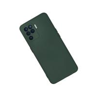 Newface Oppo Reno 5 Lite Kılıf Nano içi Kadife Silikon - Koyu Yeşil