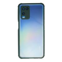 Newface Oppo A54 4G Kılıf Miami Şeffaf Silikon - Koyu Yeşil