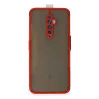 Newface Oppo Reno 2Z Kılıf Montreal Silikon Kapak - Kırmızı