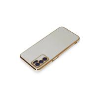 Newface Oppo A16 Kılıf Volet Silikon - Beyaz