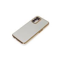 Newface Oppo A16 Kılıf Volet Silikon - Beyaz