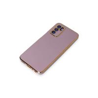 Newface Oppo A16 Kılıf Volet Silikon - Mor