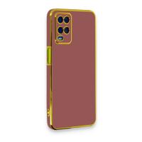 Newface Oppo A54 4G Kılıf Volet Silikon - Kırmızı