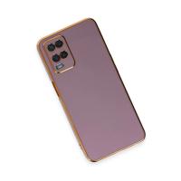 Newface Oppo A54 4G Kılıf Volet Silikon - Mor