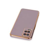 Newface Oppo A54 4G Kılıf Volet Silikon - Mor