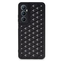 Newface Realme C65 Kılıf Petek Silikon Kapak - Siyah