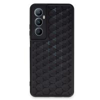 Newface Realme C65 Kılıf Petek Silikon Kapak - Siyah