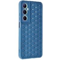 Newface Realme C65 Kılıf Petek Silikon Kapak - Mavi