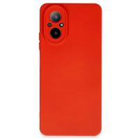 Newface Realme 12 Lite Kılıf Nano içi Kadife Silikon - Kırmızı