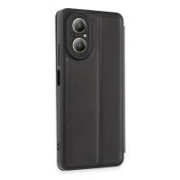 Newface Realme 12 Lite Kılıf Flip Cover - Siyah