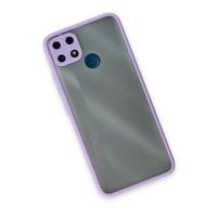 Newface Realme C25 Kılıf Montreal Silikon Kapak - Mor