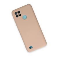 Newface Realme C21 Kılıf Nano içi Kadife Silikon - Pudra